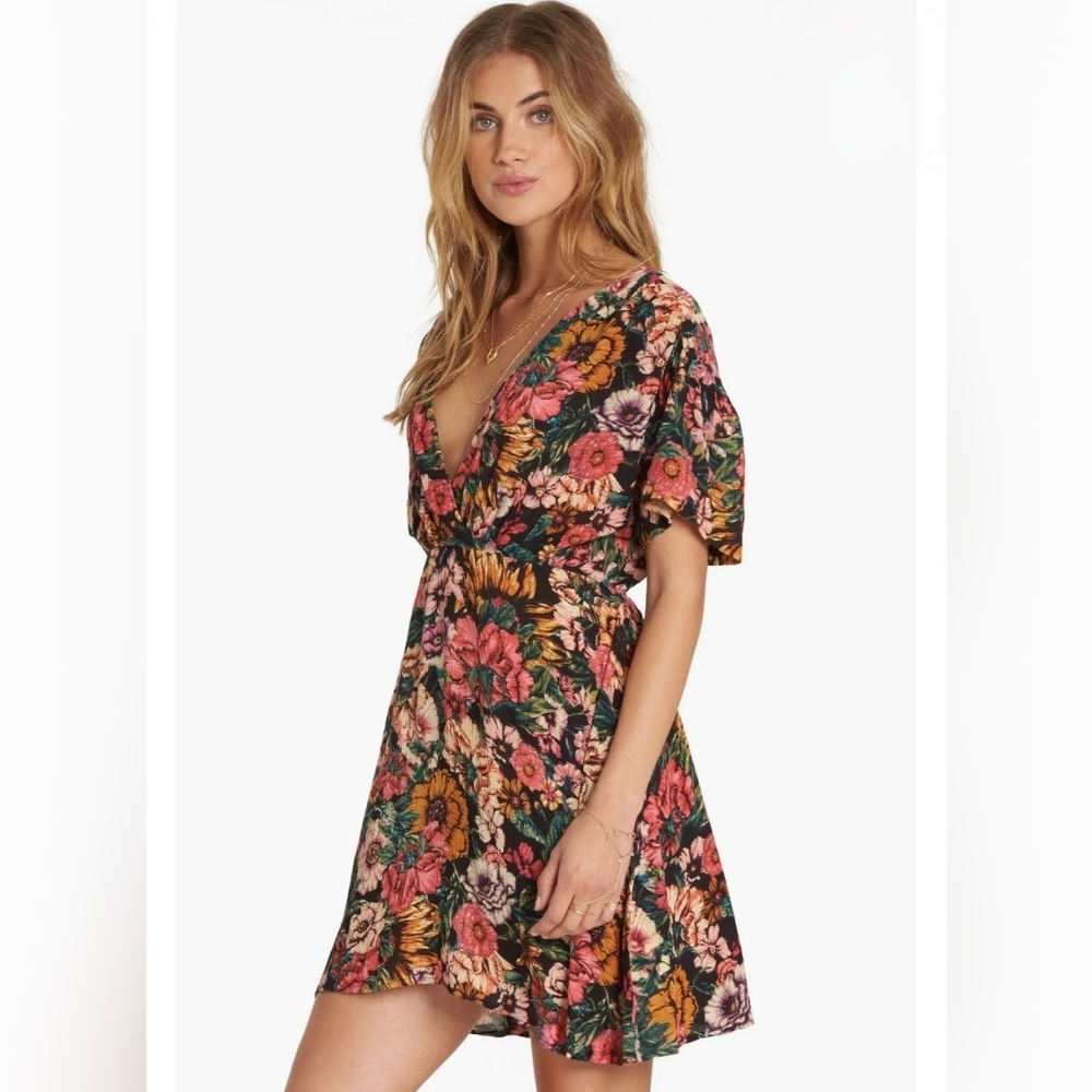 Billabong Multicolor Floral Midi Dress